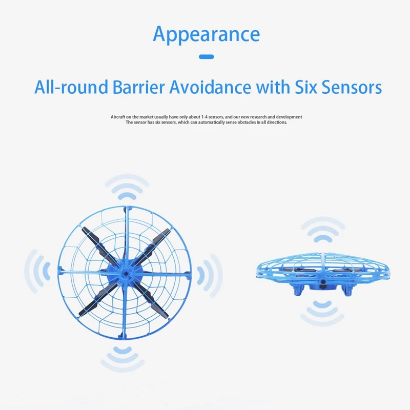 Мини-Дрон НЛО Дрон с камерой жесты гравитации индукции дроны Квадрокоптер анти-столкновения волшебный ручной НЛО мяч самолет детская игрушка