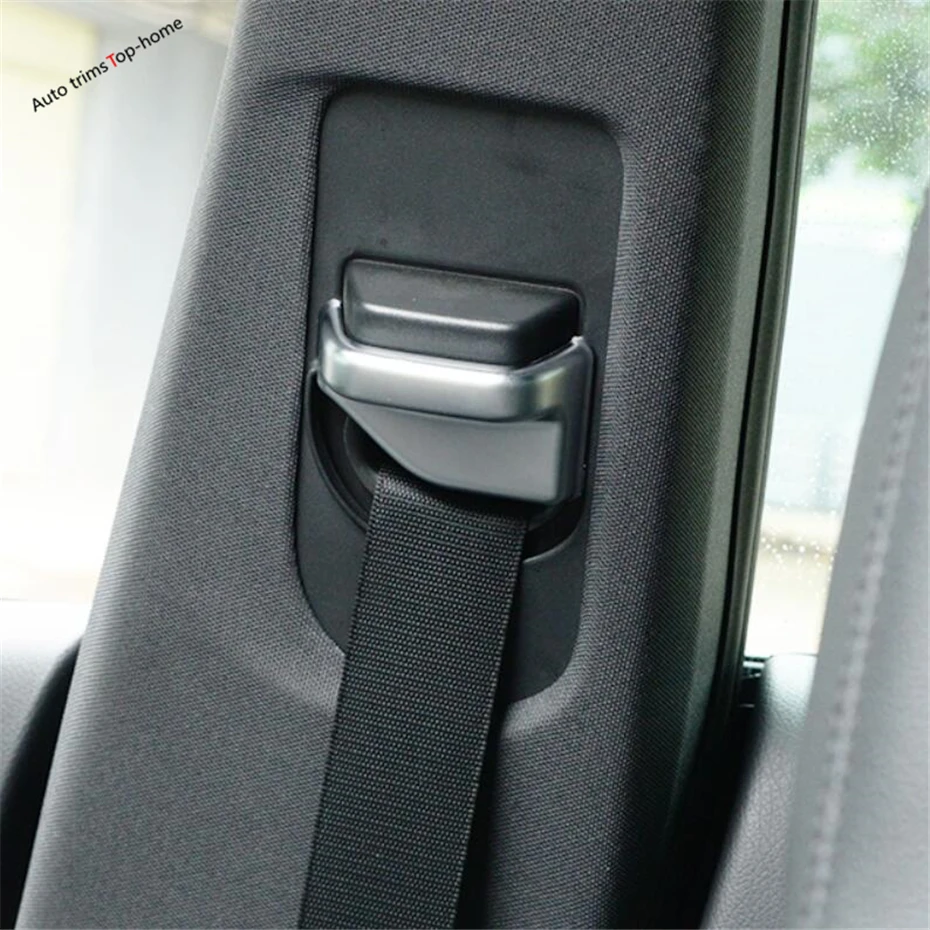Yimaautoпланки Авто безопасности ремень украшения крышка отделка комплект подходит для Mercedes-Benz Vito W447- матовый из углеродного волокна ABS