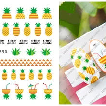 М+ 589-606 стиль "Весенние наклейки для ногтей украшения для ногтей наклейки для ногтей