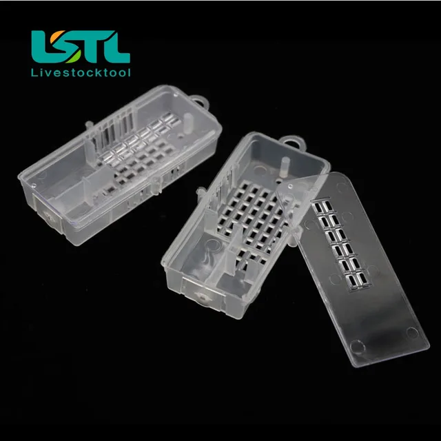 10 Db Queen Méh Szállítási Ketrec Méhészeti Felszerelés Tiszta Ház Méhkas Fehér Átlátszó