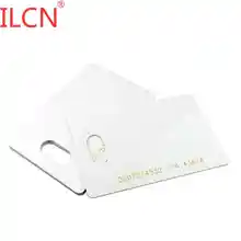 125 кГц ID брелок Новые RFID карты Жетоны близость EM4100 брелок только считывание размер отверстия 20*10 мм Быстрая 20 шт