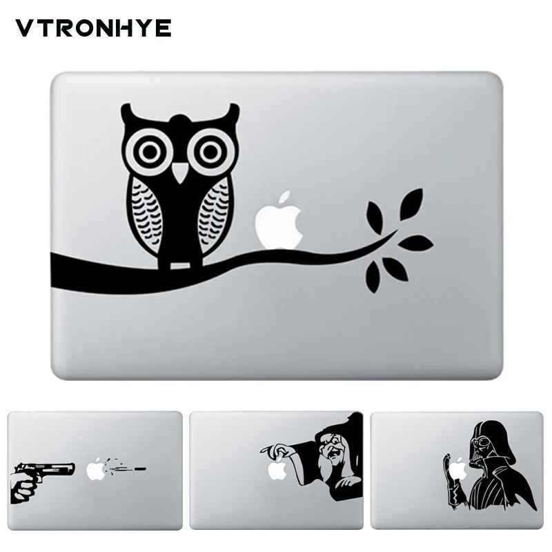 

Black Partial Laptop Sticker for Mac book Pro Air Retina 13 15 11 Inch Vinyl Decal Laptop Sticker for MAC book Cover Case