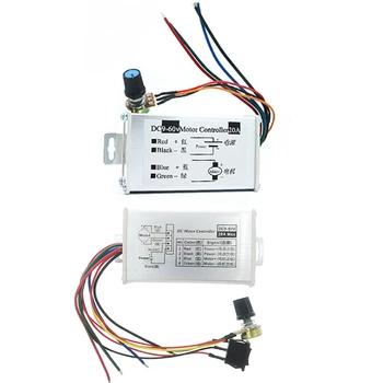 

DC 9-60V 12V 24V 36V 20A PWM DC Motor Speed Controller CW CCW Reversible Switch