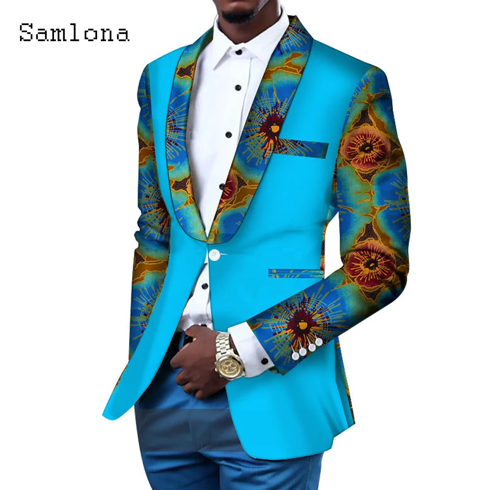 Plus Size 6xl Men Elegant Fashion Top Blazers European Style 2022 Autumn Vintage 3D Print Jackets Business man Blazers Outerwear