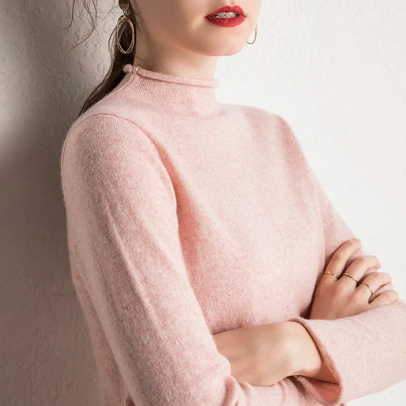 10Colors Pure Cashmere Sweaters Women Pullovers 2019 New Fashion Winter Jumpers Ladies Standard Clothes 100% Pashmina Knitwear