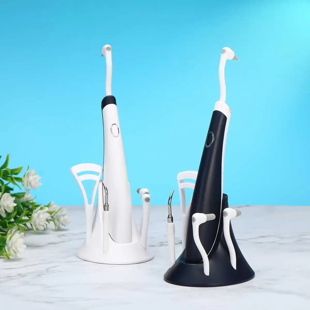 

5 in 1 Electric Ultrasonic Oral Irrigator Acoustic Dental Vibration Stains Calculus Remover Whitening Tooth Cleaning Tools