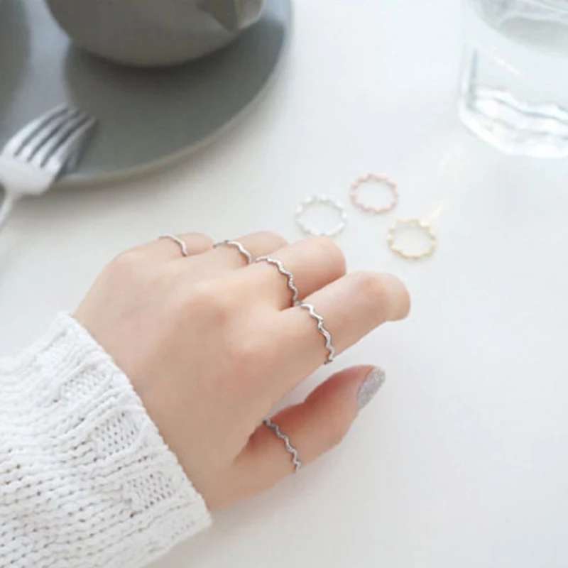 925 Sterling Silver Finger Rings Wedding silver rings silver ring wedding rings