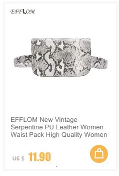 EFFLOM для женщин поясная сумка Мода корейский стиль цепи поясная классический плед из искусственной кожи поясная барсетка высокое качество