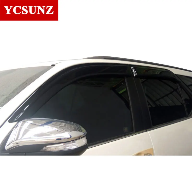 Дымчатый автомобильный оконный козырек дефлекторы защита вентиляционный для