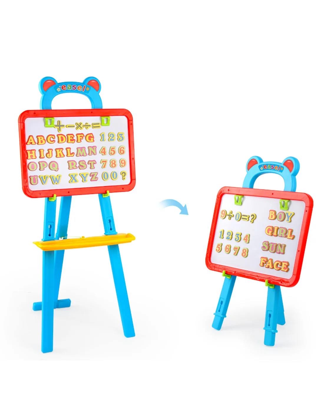 

CHILDREN'S Toy Easel Sketchpad Blackboard Height Adjustable Double-Sided Magnetic Drawing Board Early Childhood Educational Mult