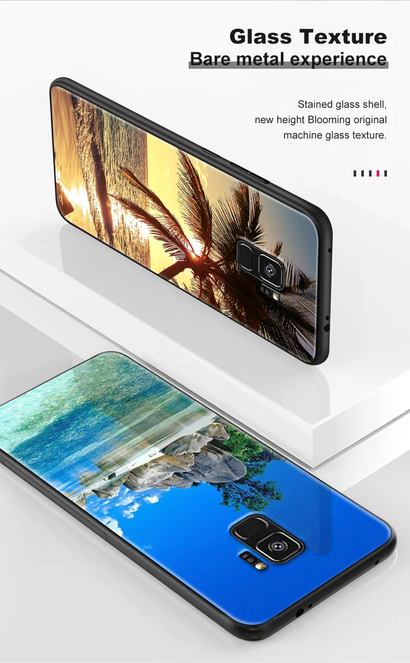 Роскошный силиконовый чехол для samsung Galaxy A10 A20 A30 A40 A50 A70 A80 A90 A6S A8S закаленное Стекло чехол J4 плюс M10 M20 M30 S9 Fundas