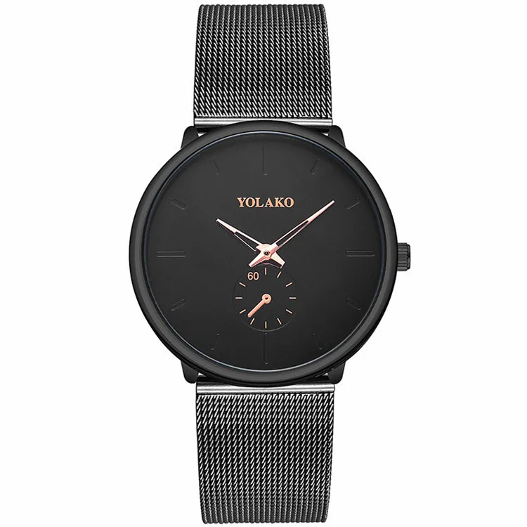 

Simple Casual Business MEN'S Watch Alloy Strips Nail Monocular Model Features Hands Men Favorite Watch Quartz Watch