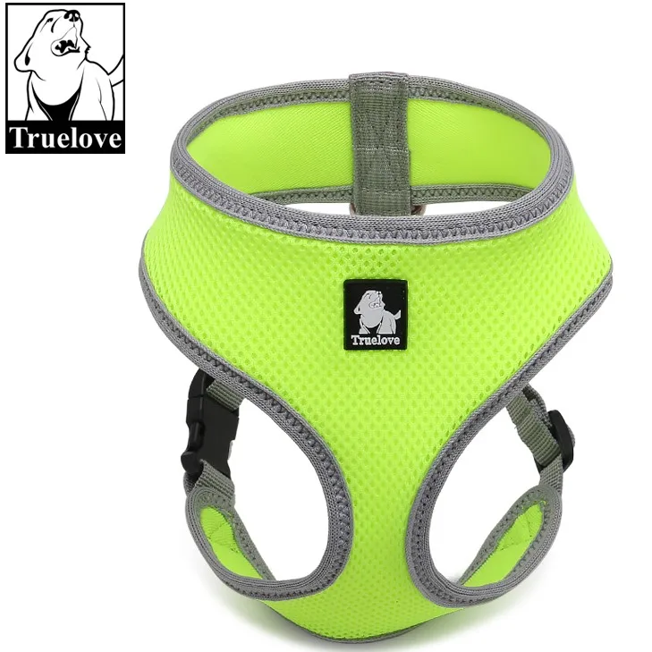 Truelove Breathable Nylon Mesh Dog Harness - Comfortable Walking Gear for Small to Medium Dogs
