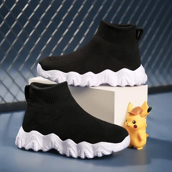 

High Top Children Sneakers Kids Sock Shoes Lightweight Breathable Sport Tenis Infantil Casual Toddler Shoes Boys Girls Sneakers