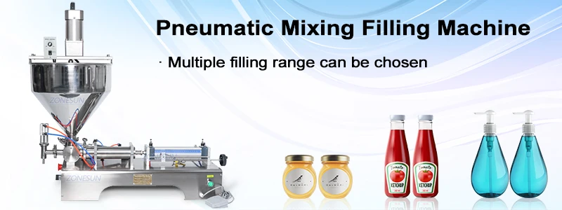 ZONEPACK Многие линии розлива Пневматические объемные безалкогольные напитки Машина для розлива жидкостей Масло Вода Сок Мед Мыло Крем Паста Наполнитель 