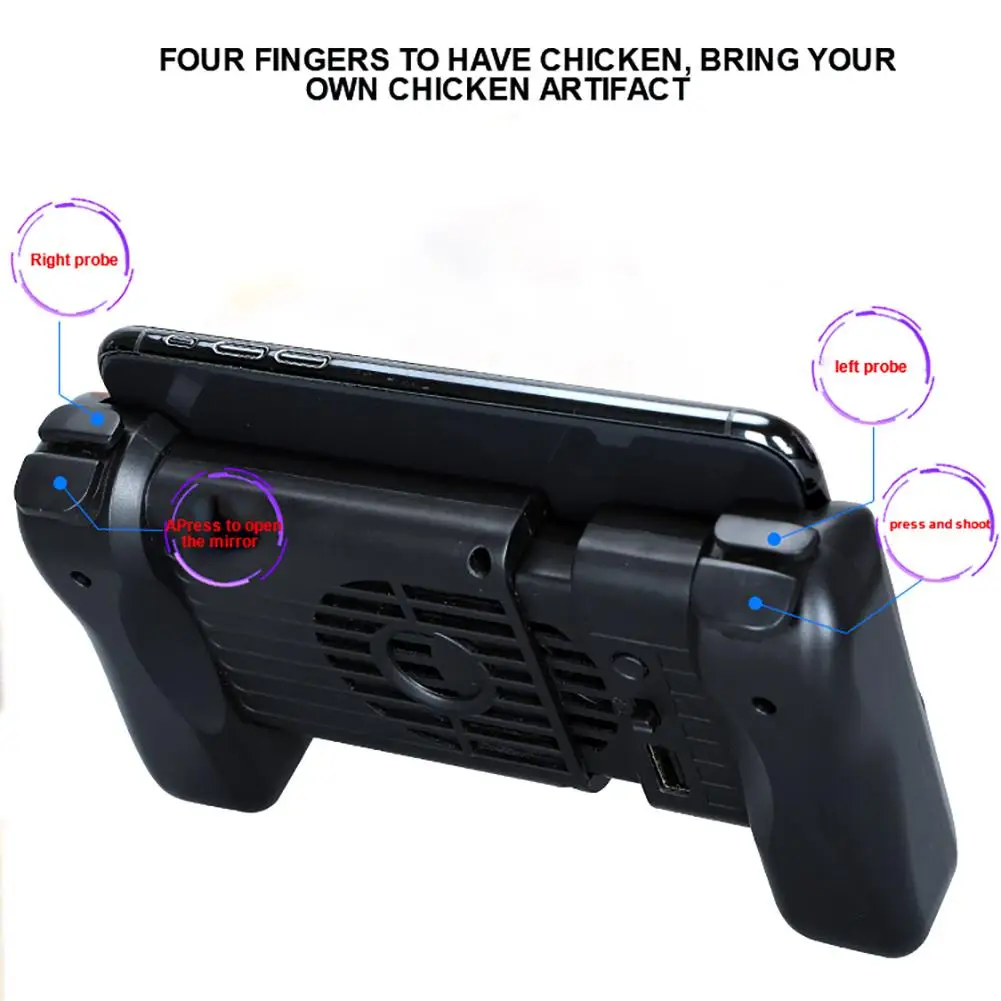  Bluetooth Retractable With Radiator Built In 2000Am Large Capacity Charging Battery For PUBG Game C
