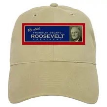 FDR-бейсболка цвета хаки в стиле ретро