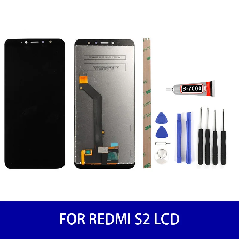 ЖК-дисплей высокой яркости для Redmi S2 панель сенсорного экрана дигитайзер в сборе
