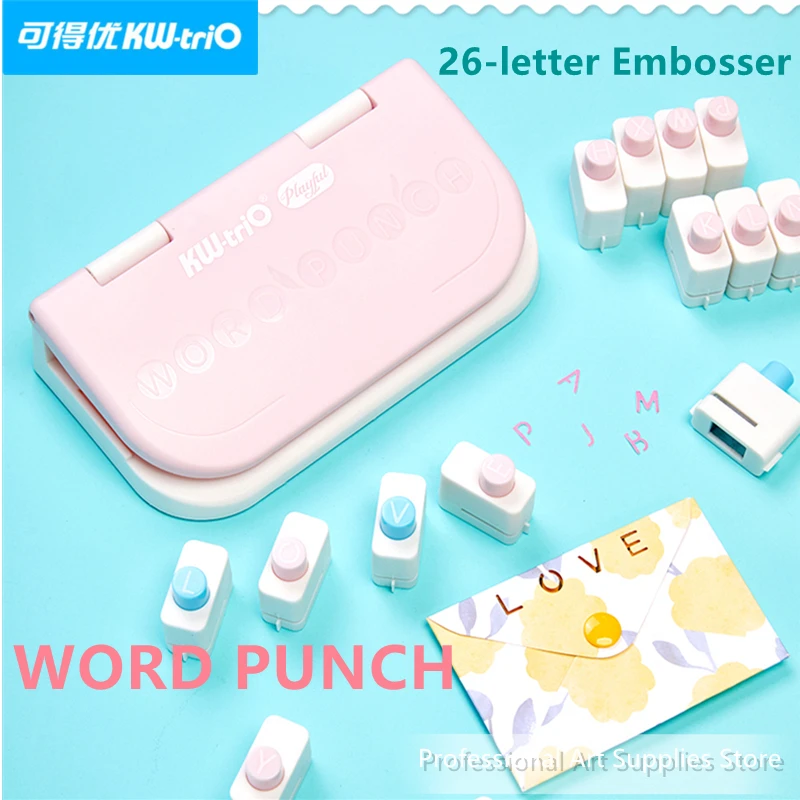 Word Punch Manual 26-letter Embosser  ܾ DIY   ī   ī  