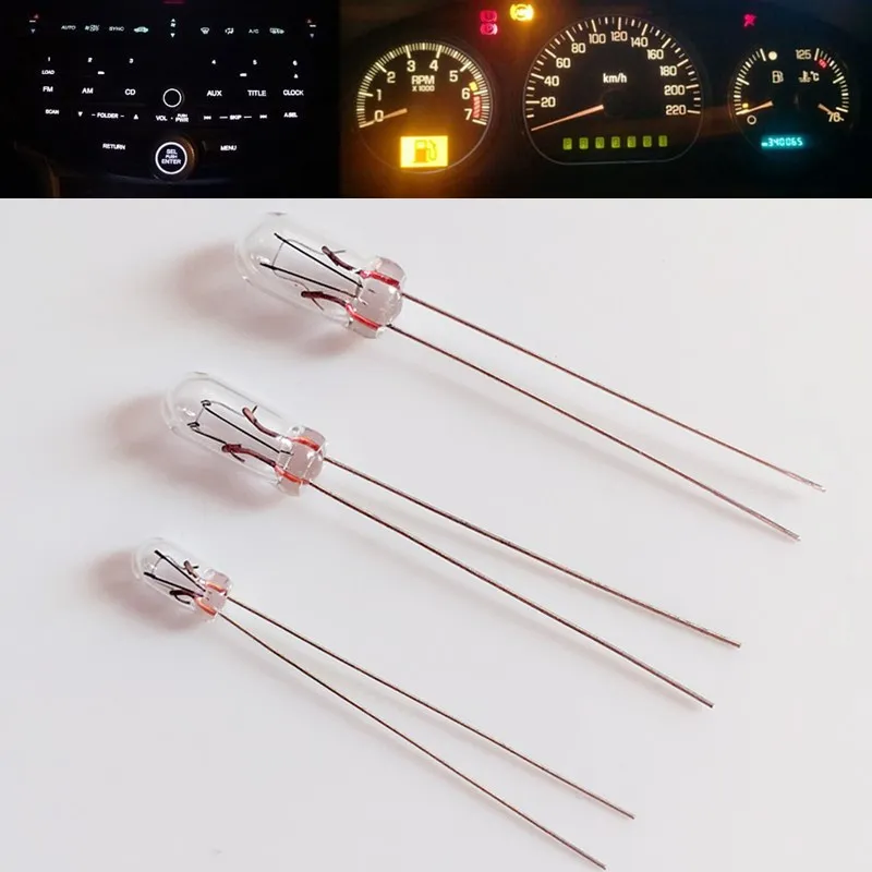 10 шт. T1 T3 T4.2 T4.7 coche Audio engranaje indicador luz tavolero Instrumento bombilas Auto amarilla de alta calidad | Автомобили и