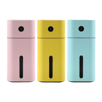 

LEEPEE USB Car Air Purifier Aroma Essential Oil Diffuser Mini Ultrasonic Square Humidifier LED Night Light