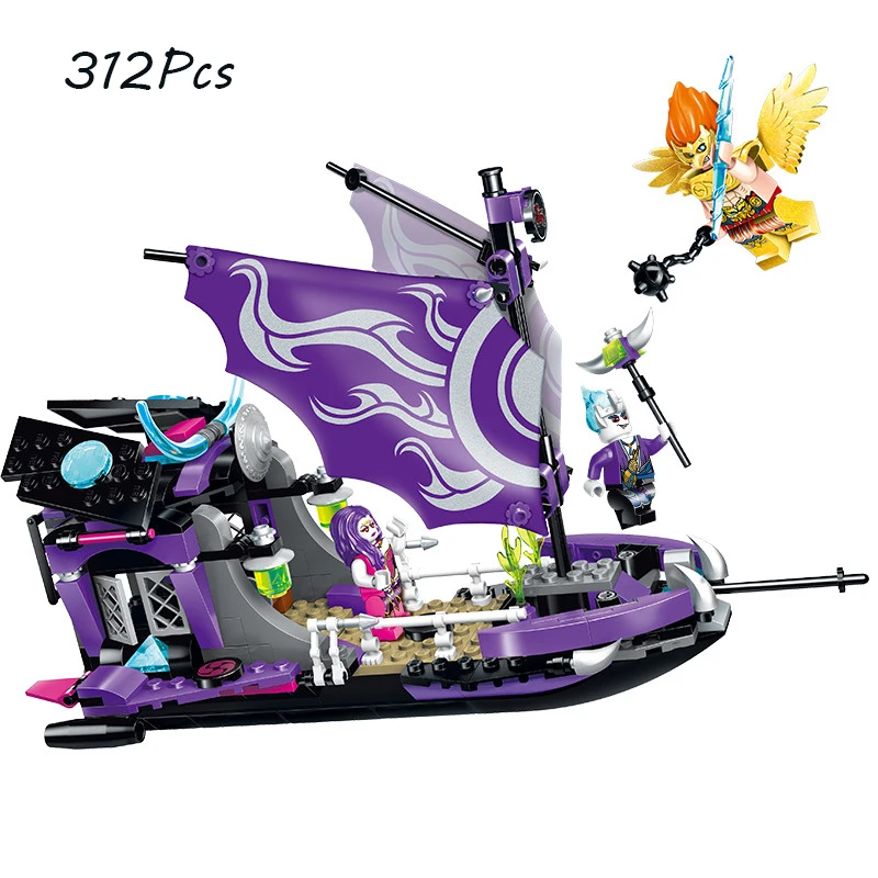 

Models building toy 2210 312pcs Creation Of The Gods Cloud Ship Building Blocks compatible with lego toys & hobbies for children