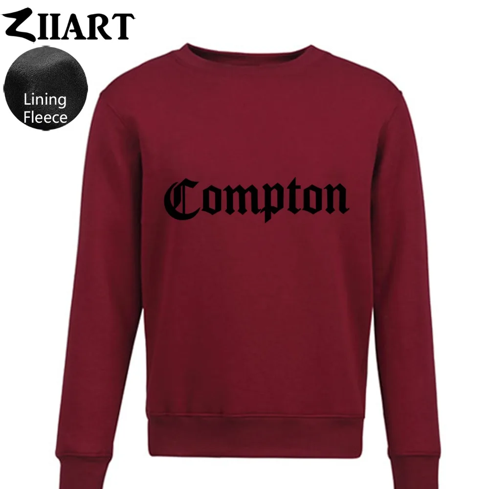 Compton Готический шрифт девушки женщина флис Толстовка Пара Одежда ZIIART