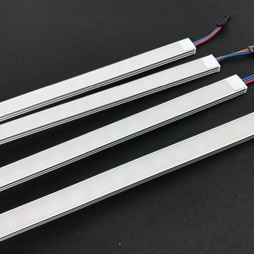 1 м DC5V WS2812B светодио дный жесткая, 32 пикс./м; с молочной крышка