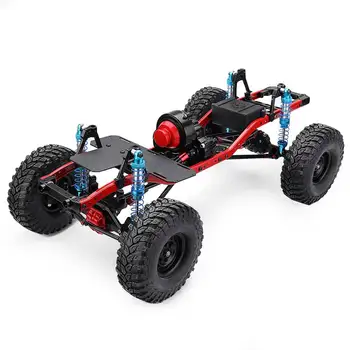 

SCX10 1:10 4WD Pre-assembled CNC Frame Climbing RC Car Crawler Parts Straight Bridge Version