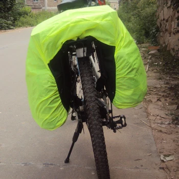 

43L Bicycle Rear Pack Double Pannier Cargo Saddle Bags with Cover