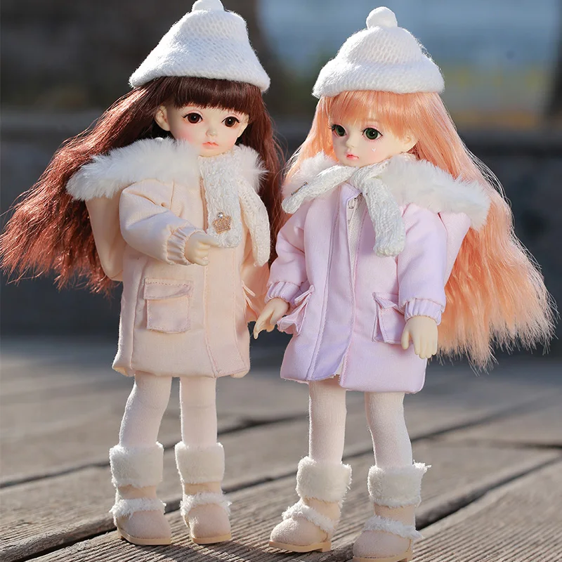 Шарнирная кукла Shuga Fairy Hebbe 1/6 милый теплый солнечный пуховик зимняя