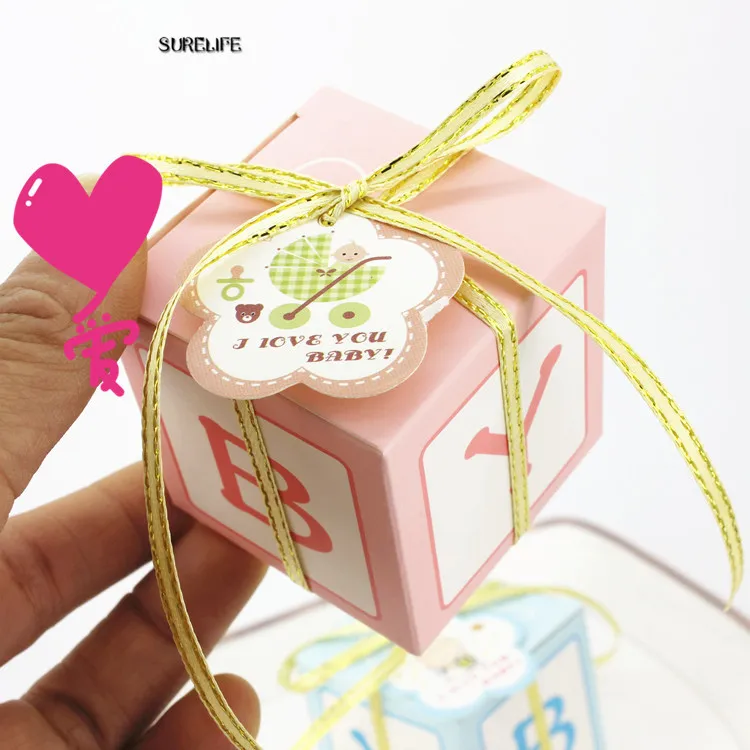 

Free shipping Wedding Candy Box Stroller Shape Party Wedding Baby Shower Favor Paper Gift Boxes Event & Party Supplies 120pcs