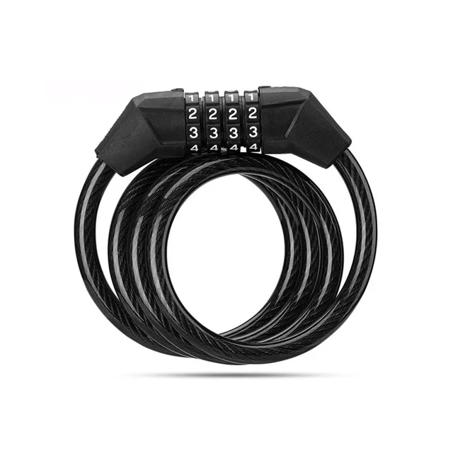 US $6.03 1PCS For Xiaomi M365 Electric Scooter Steel Wire Password Lock Four Padlock AntiTheft xiaomi m365 