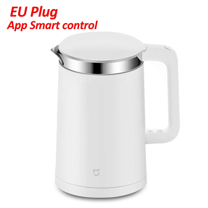 2020 Xiaomi Mijia Electric Kettle 1.5L Constant Temperature Water Smart Home APP Control Stainless Steel Teapot EU Plug | Бытовая