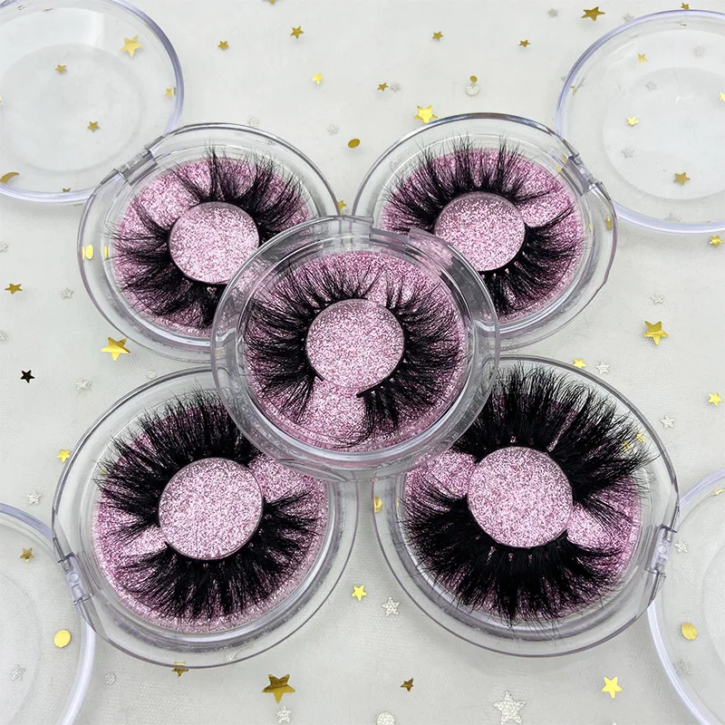 25MM 3DMink Lashes E25 MIKIWI Fluffy Thick False Eyelash 100% Handmade Clear Round Case Custom Packaging Resuable 25mm Eyelashes 25MM 3DMink Lashes E25 MIKIWI Fluffy Thick False Eyelash 100% Handmade Clear Round Case Custom Packaging Resuable 25mm Eyelashes