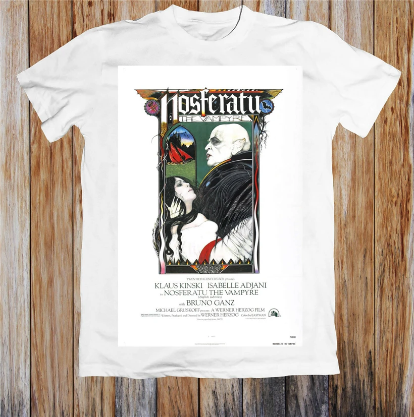 Nosferatu 1970S ретро-постер к фильму унисекс футболка Повседневная модная с принтом |