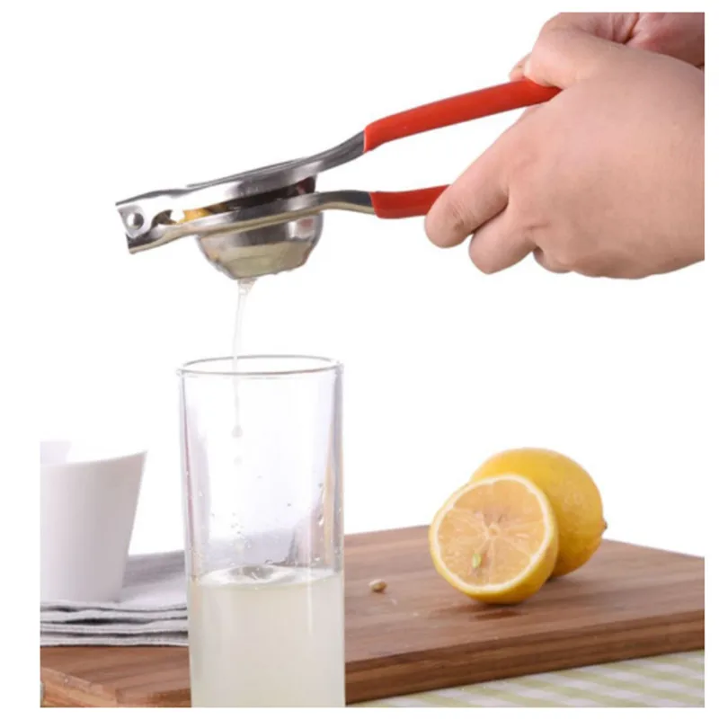 Stainless Steel Fruits Squeezer Household Premium Quality Metal Lemon Lime Squeezers Citrus Press Handheld Juicer Presser | Дом и сад