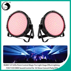 RGBW 127 Led Point Magique De Contrôle Par Lumière 7 CH/11 CH DMX Contrôle Sonore pour DJ Événements Disco D'intérieur De Fête de Mariage Spectacle En Direct 
