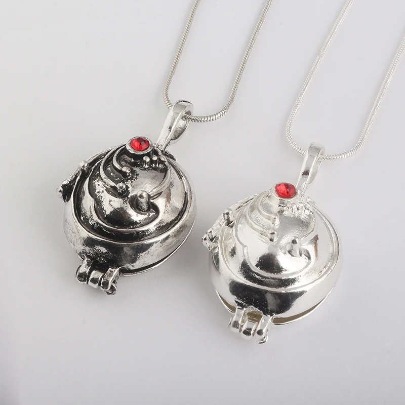 Mystic Vervain Locket Pendant Necklace for Women and Men Jewelry