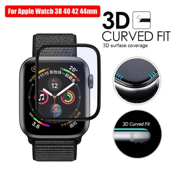 

New 3D Full Cover Screen Protectors Soft Protective Film for i-Watch for Apple Watch 4 3 2 1 Smart Watch Anti-scratch Durable