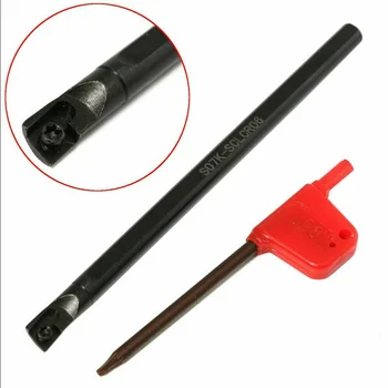 Online 10pcs S08K SCLCR06 Tungsten Carbide Turning Tool Holder For CCMT06 Blades For Lathe Boring Tool Bar