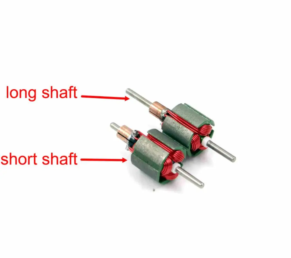 1PC Manual Wiring Rotor Long/Short Shaft Motor Component for Tamiya Mini 4WD Racing Car Model | Игрушки и хобби