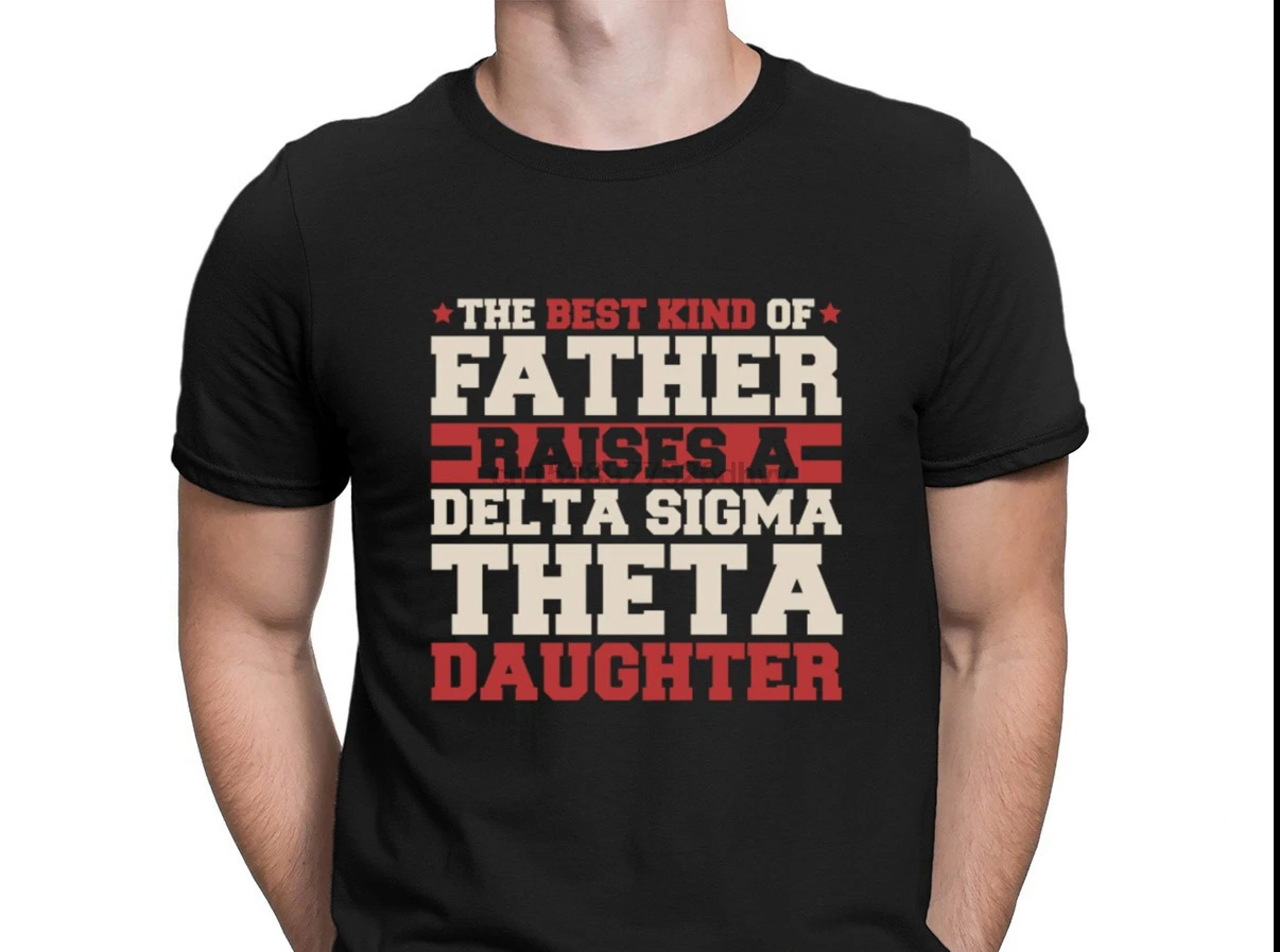 Новинка футболка Delta Sigma Theta 100% хлопок Оригинальная с принтом для мужчин летняя