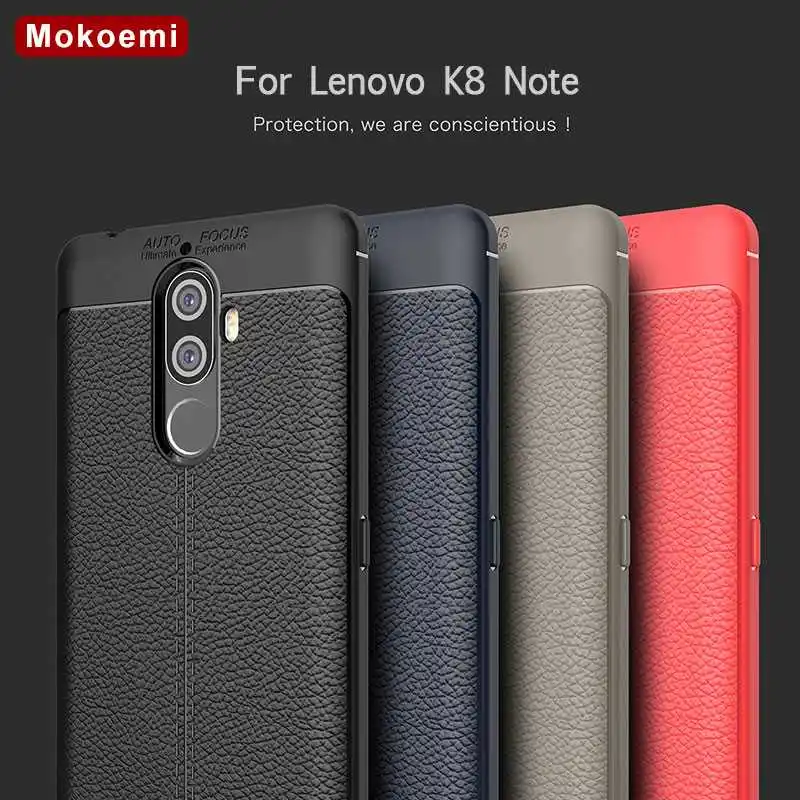 

Mokoemi Lichee Pattern Shock Proof Soft 5.5"For Lenovo K8 Note Case For Lenovo K8 Note Cell Phone Case Cover