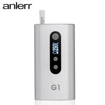 

original Anlerr toba vaporizer Built-in 2200mah OLED display dry herb box mod kit not burn cartridges For pipe Sticker Plus