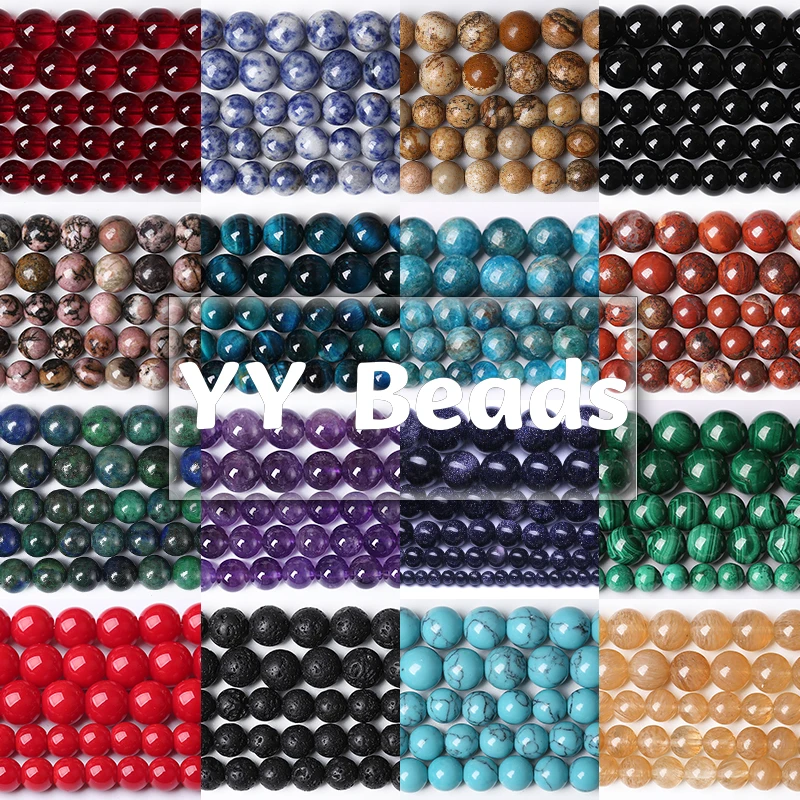 Natural Stone Multicolor Tiger Eye Round Loose Beads For Jewelry Making 4 6  8 10 12 14mm Diy Bracelet Accessories 15'' Strands - Beads - AliExpress