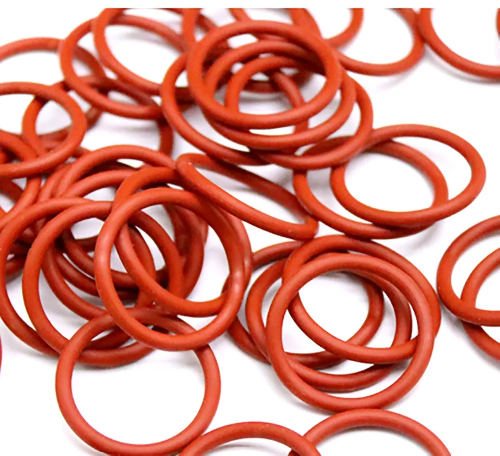 Description Picture 5 of itemCS 4mm Red/White Food Grade Safe Silicone O Rings Gaskets OD 12-80mm O Ring Seals Washer Waterproof And Insulated