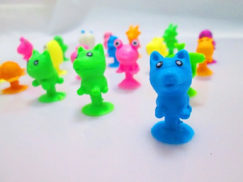 25-100 шт. Экономный мини-фигурка lidl, игрушка на присоске, Stikeez, детские мини-капсулы, игрушки, отправка в случайном порядке, подарки для детей
