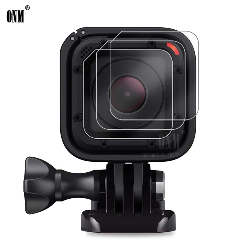 Protector de vidrio templado para Gopro Hero 4 Session Hero 5, lente de película protectora resistente a los accesorios Go Pro|Carcasas para videocámara deportiva| AliExpress