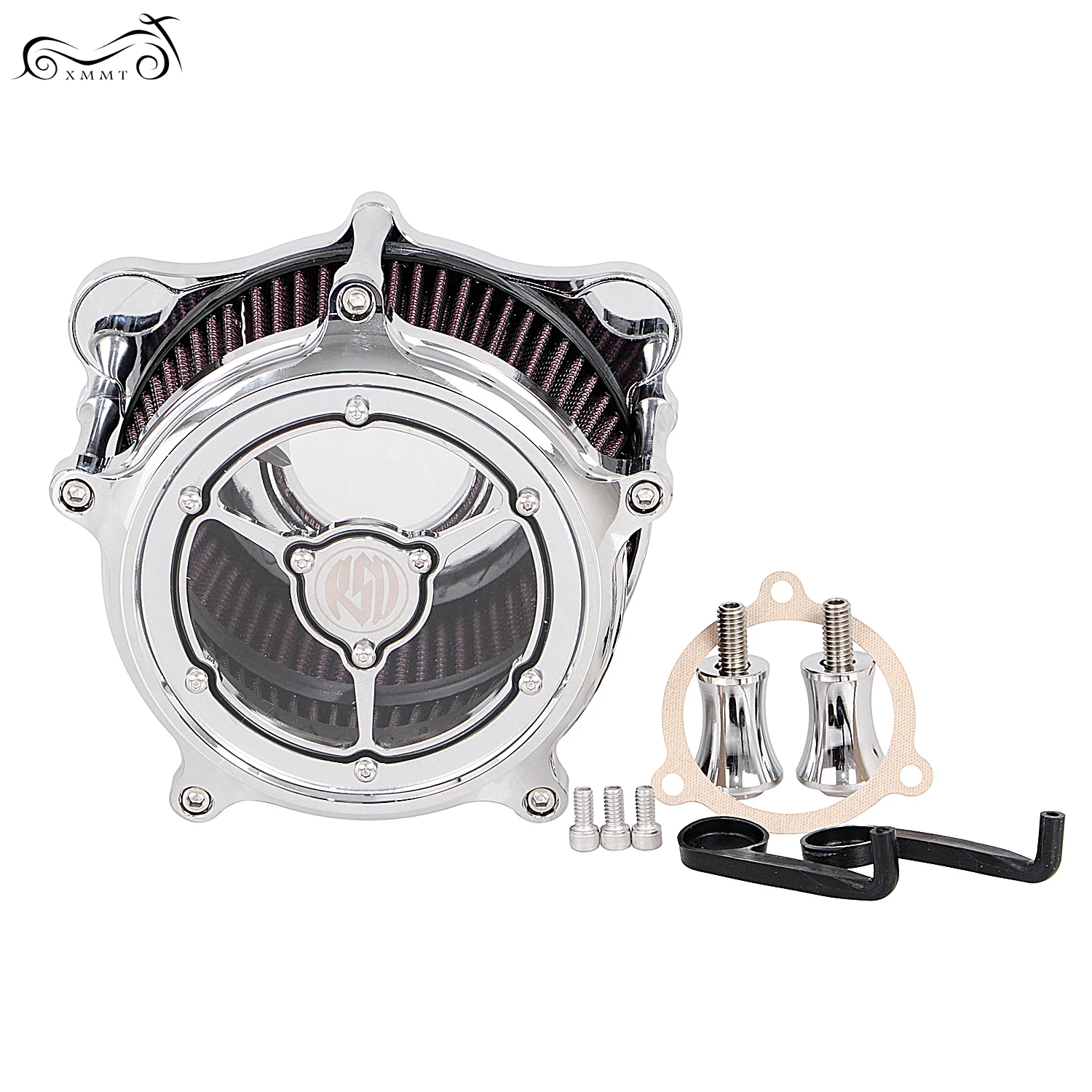 Хромированный прозрачный воздушный фильтр для мотоцикла Touring Trike 2008 2016 Softail 2017 Dyna